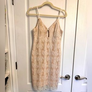 Beautiful white lace dress by Lulu